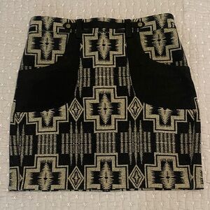Pendleton Portland Collection Wool Mini Skirt